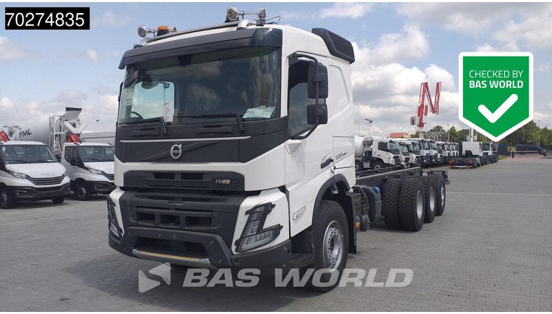 Volvo FMX 500 8X4 NEW 8x4 chassis Lift+steering axle VEB+ Euro 6 - Шаси кабина: снимка 1 Volvo FMX 500 8X4 NEW 8x4 chassis Lift+steering axle VEB+ Euro 6 - Шаси кабина: снимка 1