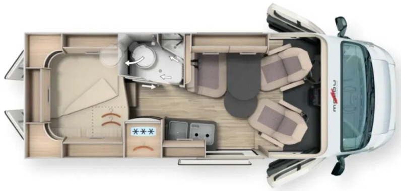 Malibu Van Comfort 600 DB - Кемпер ван: снимка 1 Malibu Van Comfort 600 DB - Кемпер ван: снимка 1