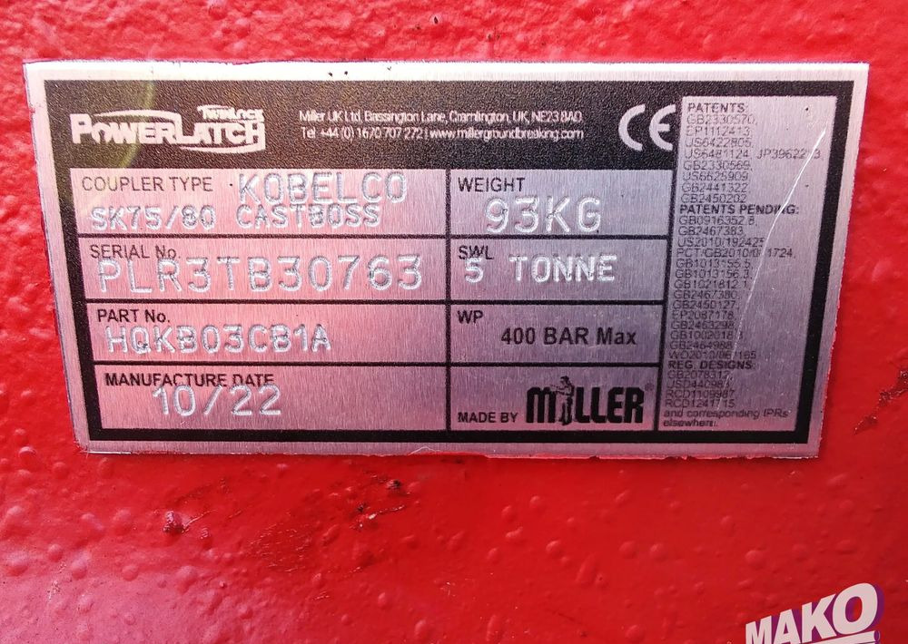 NOWE Szybkozłącze hydrauliczne TwinLock Miller fi 60 (Nieużywane) - Прикачен инвентар за Строителна техника: снимка 5 NOWE Szybkozłącze hydrauliczne TwinLock Miller fi 60 (Nieużywane) - Прикачен инвентар за Строителна техника: снимка 5