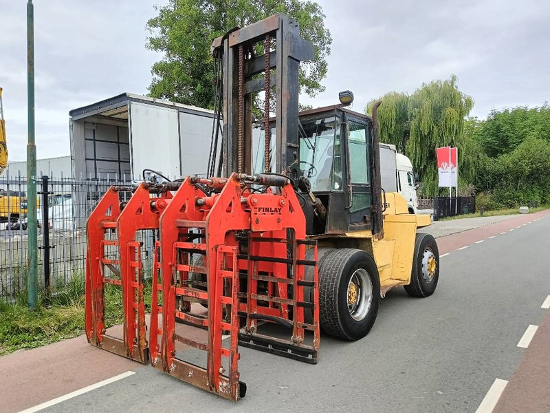 Hyster H 12.00 XL 12 ton heftruck met stenenklem forklift - Дизелов мотокар: снимка 3 Hyster H 12.00 XL 12 ton heftruck met stenenklem forklift - Дизелов мотокар: снимка 3