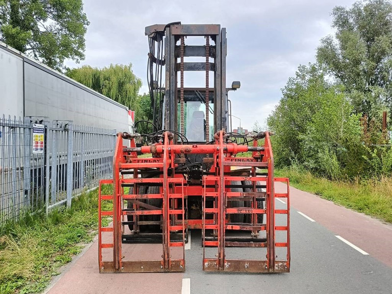 Hyster H 12.00 XL 12 ton heftruck met stenenklem forklift - Дизелов мотокар: снимка 4 Hyster H 12.00 XL 12 ton heftruck met stenenklem forklift - Дизелов мотокар: снимка 4