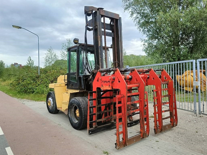 Hyster H 12.00 XL 12 ton heftruck met stenenklem forklift - Дизелов мотокар: снимка 5 Hyster H 12.00 XL 12 ton heftruck met stenenklem forklift - Дизелов мотокар: снимка 5