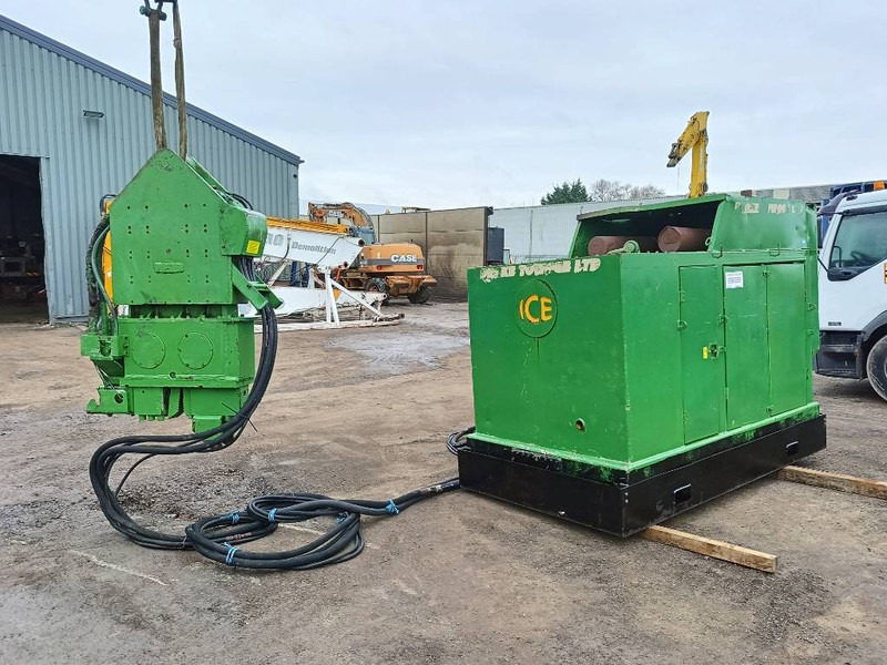 Машина за набиване ICE 216 vibro hammer 2,4 ton+ ICE 175 powerpack c: снимка 6