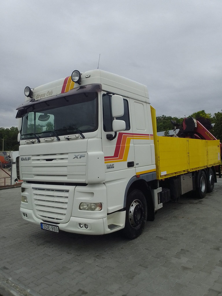 DAF Xf 105.410 Manual 6x2 Palfinger Pk18500 EXCELENT - Камион с кран: снимка 1 DAF Xf 105.410 Manual 6x2 Palfinger Pk18500 EXCELENT - Камион с кран: снимка 1