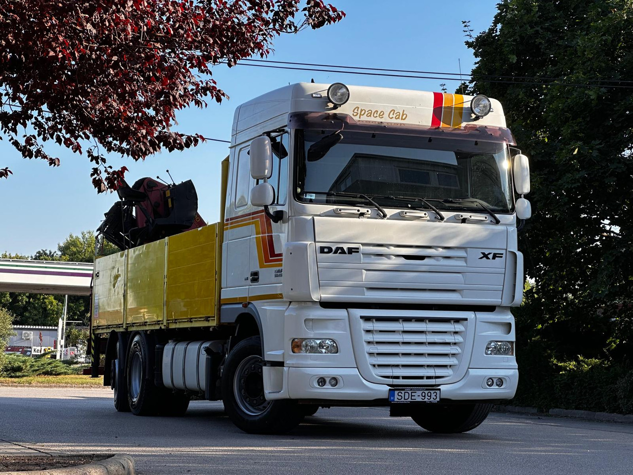 DAF Xf 105.410 Manual 6x2 Palfinger Pk18500 EXCELENT - Камион с кран: снимка 1 DAF Xf 105.410 Manual 6x2 Palfinger Pk18500 EXCELENT - Камион с кран: снимка 1