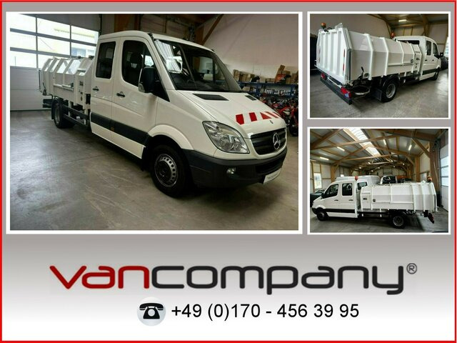 MERCEDES-BENZ Sprinter 516 CDI Müllwagen Papierkorbsammelfzg.... - Боклукчийска кола: снимка 1 MERCEDES-BENZ Sprinter 516 CDI Müllwagen Papierkorbsammelfzg.... - Боклукчийска кола: снимка 1
