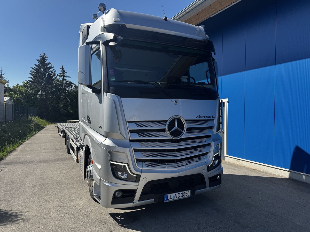 Mercedes-Benz Actros L 1851 FVG Autotransporter + Hänger - Автовоз камион: снимка 4 Mercedes-Benz Actros L 1851 FVG Autotransporter + Hänger - Автовоз камион: снимка 4