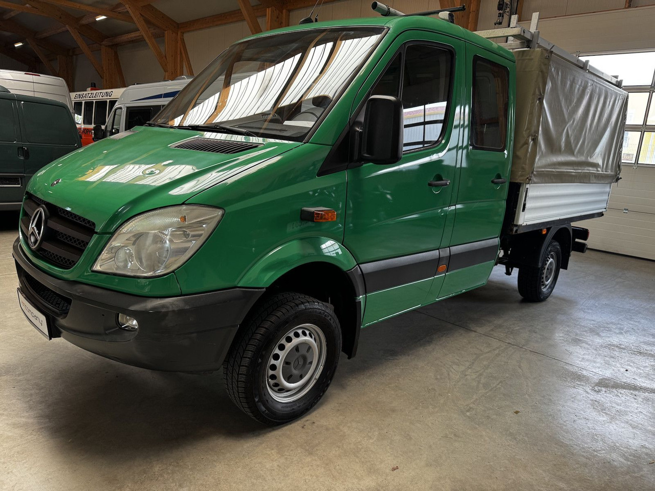 Mercedes-Benz Sprinter 315 CDI Doka 4x4 Allrad Untersetzung - Бордови бус, Бус с двойна кабина: снимка 4 Mercedes-Benz Sprinter 315 CDI Doka 4x4 Allrad Untersetzung - Бордови бус, Бус с двойна кабина: снимка 4