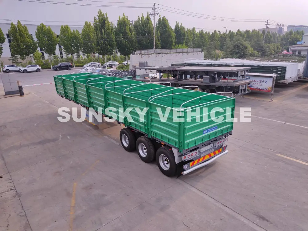 SUNSKY HENRED TYPRE DROPSIDE TRAILER - Бордово полуремарке/ Платформа: снимка 5 SUNSKY HENRED TYPRE DROPSIDE TRAILER - Бордово полуремарке/ Платформа: снимка 5