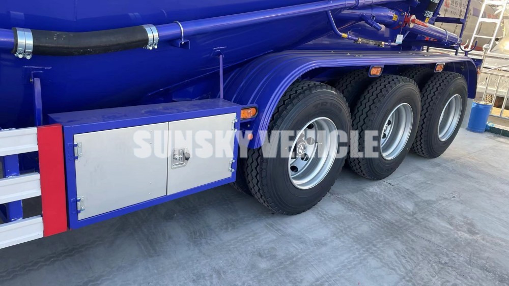 SUNSKY bulk cement trailer - Полуремарке цистерна: снимка 3 SUNSKY bulk cement trailer - Полуремарке цистерна: снимка 3