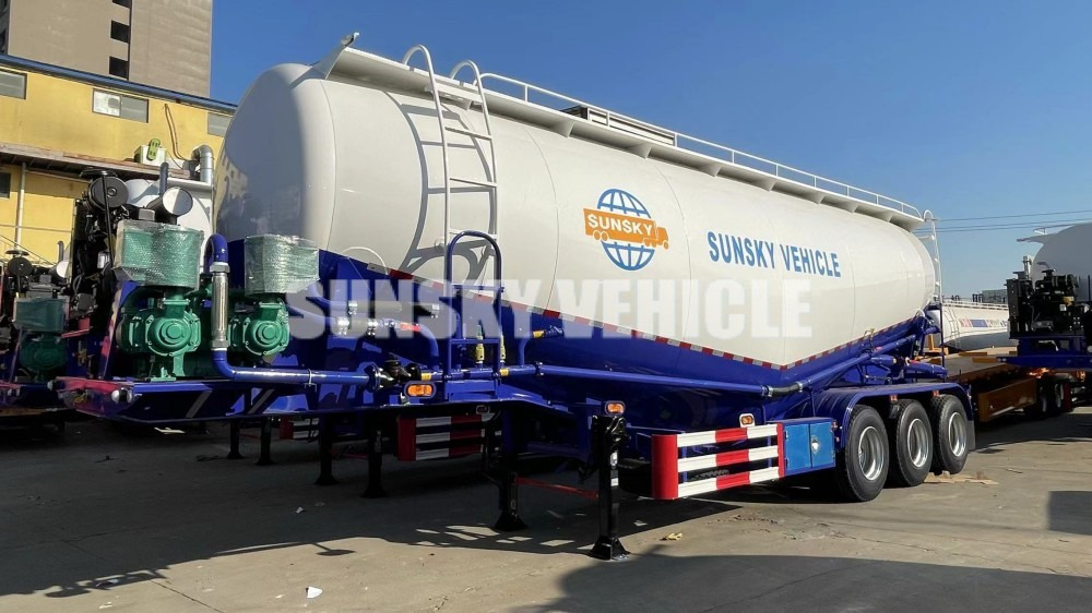 SUNSKY bulk cement trailer - Полуремарке цистерна: снимка 1 SUNSKY bulk cement trailer - Полуремарке цистерна: снимка 1