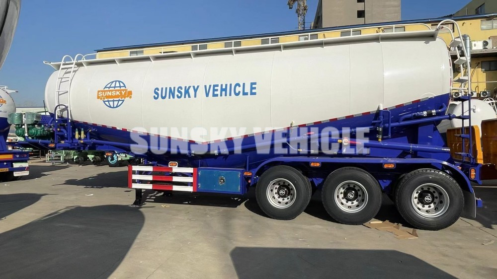SUNSKY bulk cement trailer - Полуремарке цистерна: снимка 5 SUNSKY bulk cement trailer - Полуремарке цистерна: снимка 5