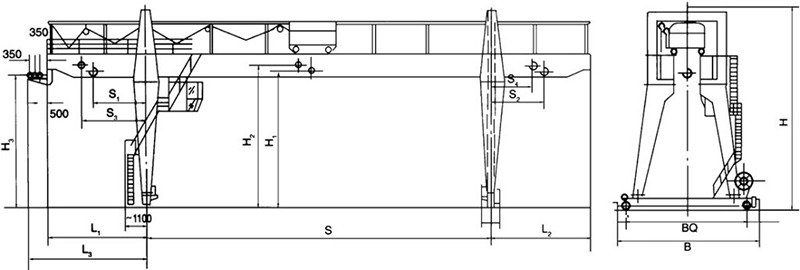 XCMG Double Main Girder Hook Gantry Crane - Портален кран: снимка 3 XCMG Double Main Girder Hook Gantry Crane - Портален кран: снимка 3