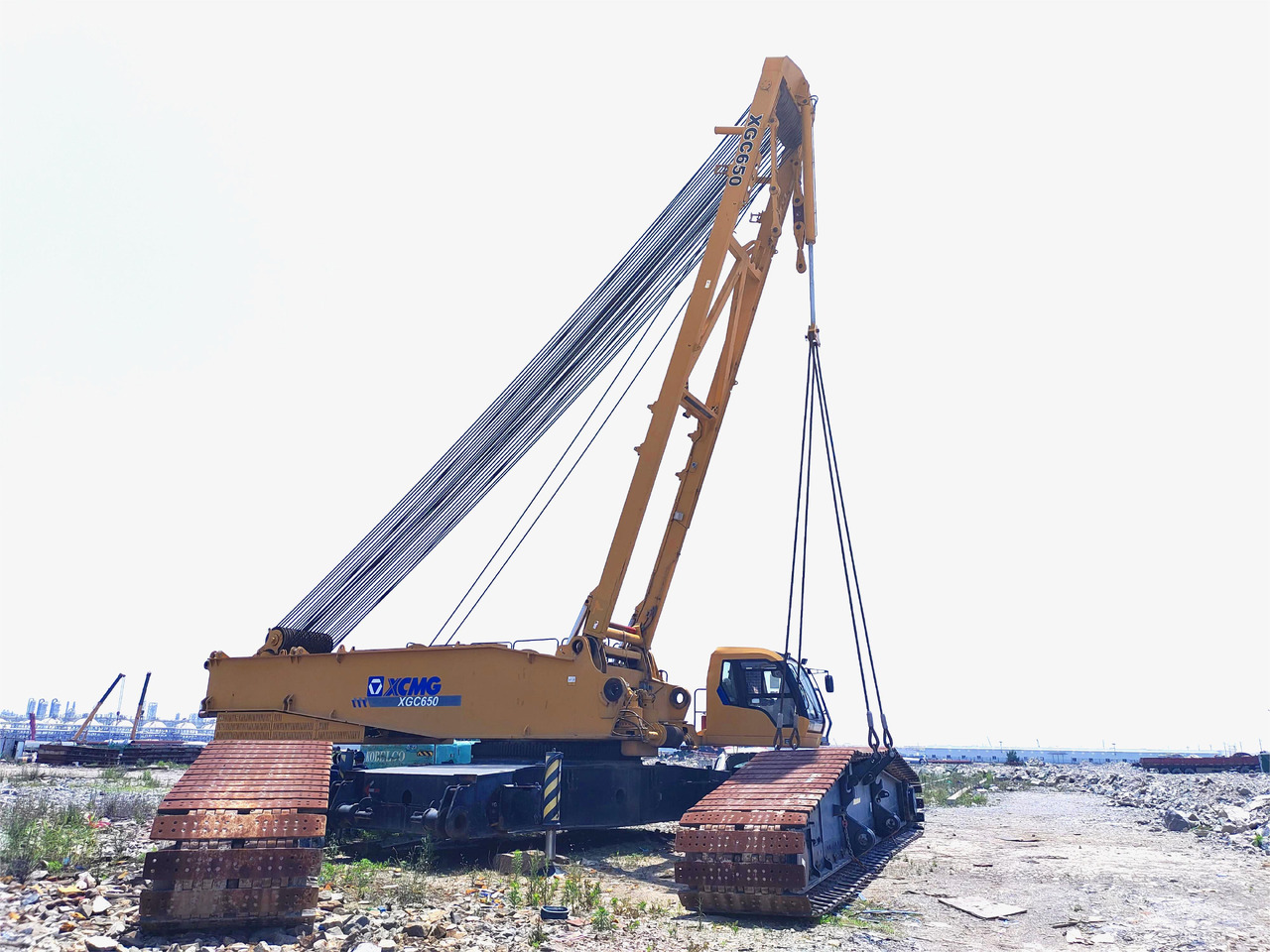 XCMG Official Hydraulic Lifting Crawler Crane XGC650 650 Used Mobile Crane Price For Sale - Верижен кран: снимка 3 XCMG Official Hydraulic Lifting Crawler Crane XGC650 650 Used Mobile Crane Price For Sale - Верижен кран: снимка 3