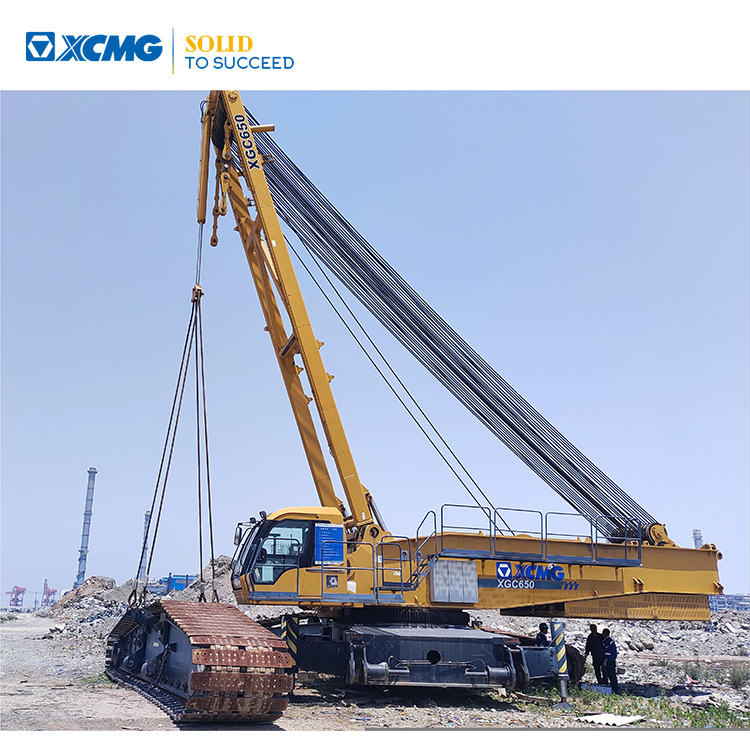XCMG Official Hydraulic Lifting Crawler Crane XGC650 650 Used Mobile Crane Price For Sale - Верижен кран: снимка 1 XCMG Official Hydraulic Lifting Crawler Crane XGC650 650 Used Mobile Crane Price For Sale - Верижен кран: снимка 1