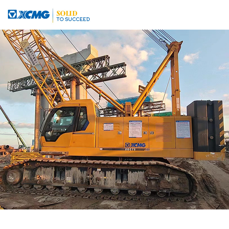 XCMG Official Used Mini Mobile Crane XGC75 75 Ton Crawler Crane With Cheap Price - Верижен кран: снимка 1 XCMG Official Used Mini Mobile Crane XGC75 75 Ton Crawler Crane With Cheap Price - Верижен кран: снимка 1