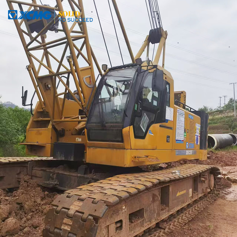 XCMG XGC55 55ton second hand 2021 crane with crawler for sale - Верижен кран: снимка 1 XCMG XGC55 55ton second hand 2021 crane with crawler for sale - Верижен кран: снимка 1