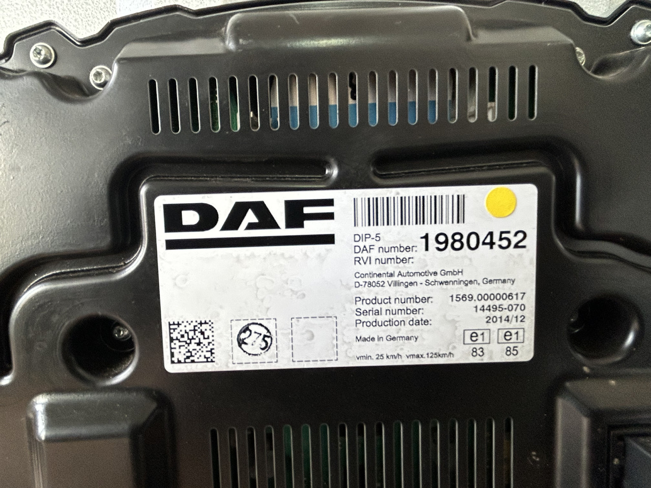 DAF COUNTER CLOCK + HARNESS + CONSOLE DAF XF 106 1980452 + 1900912 + 1951834 - Табло: снимка 3 DAF COUNTER CLOCK + HARNESS + CONSOLE DAF XF 106 1980452 + 1900912 + 1951834 - Табло: снимка 3