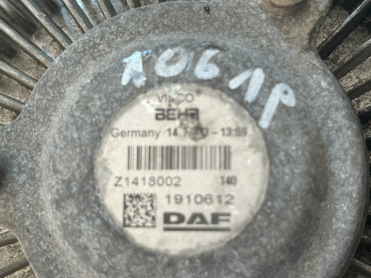 DAF VISCOTIC CLUTCH VISCO DAF XF 106 460 - Вентилатор: снимка 5 DAF VISCOTIC CLUTCH VISCO DAF XF 106 460 - Вентилатор: снимка 5