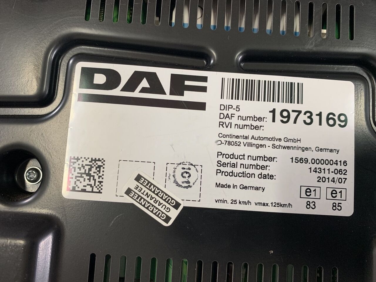 DAF XF 106 1973169 DAF XF 106 truck - Тахограф за Камион: снимка 2 DAF XF 106 1973169 DAF XF 106 truck - Тахограф за Камион: снимка 2