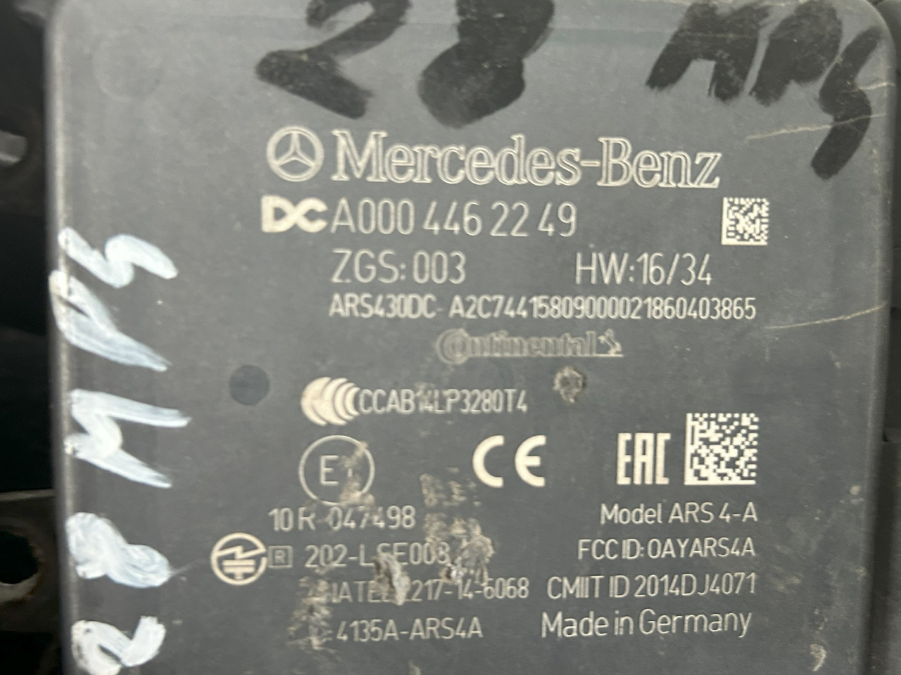 MERCEDES-BENZ RADAR DISTRONIC ACTROS MP4 - Блок за управление: снимка 4 MERCEDES-BENZ RADAR DISTRONIC ACTROS MP4 - Блок за управление: снимка 4