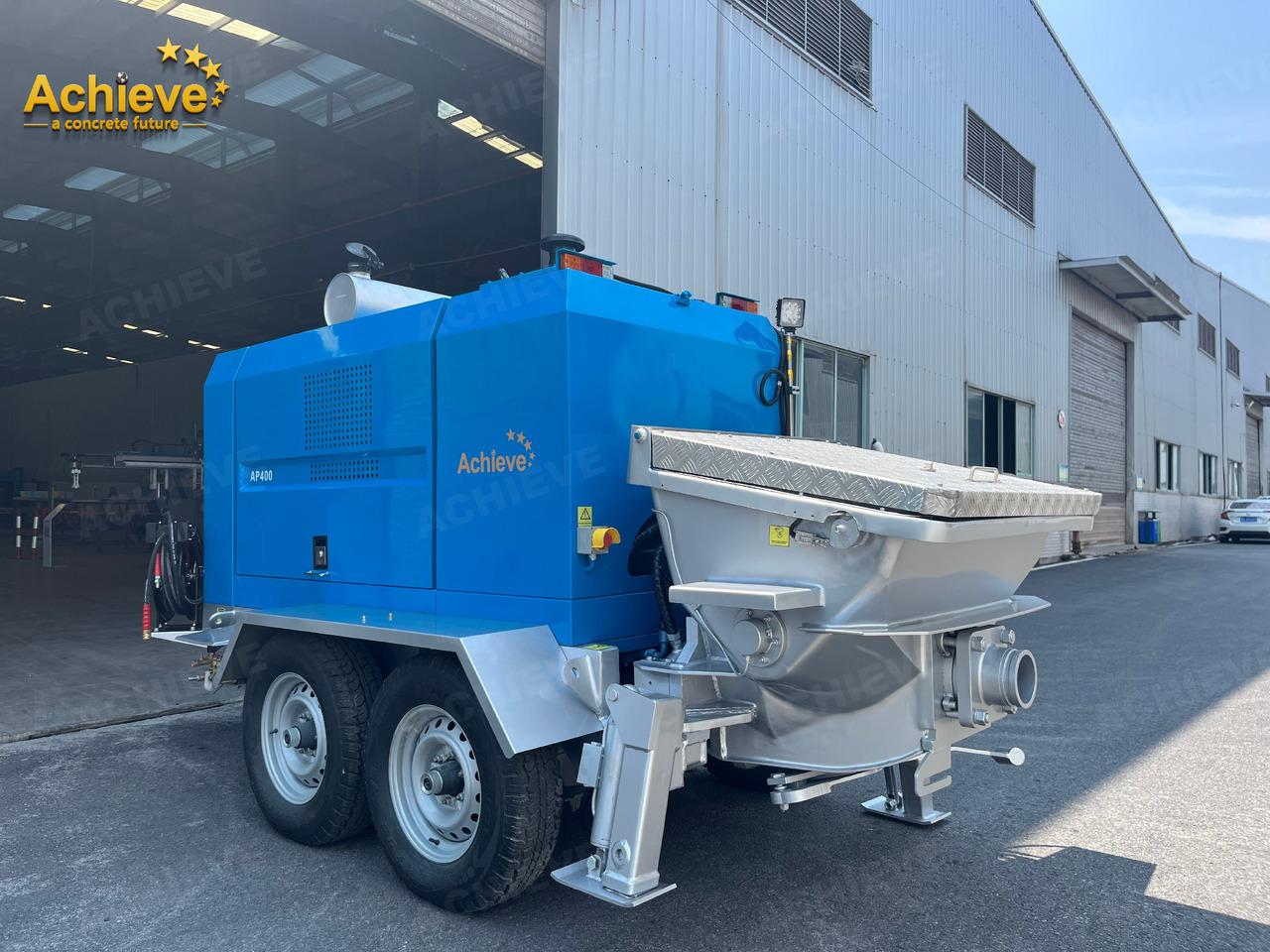ACHIEVE ACHIEVE AP400 Concrete Trailer Pump For Australia/US EPA /CE Version 【ACHIEVE】100% BRAND NEW !!! - Стационарна бетон помпа: снимка 5 ACHIEVE ACHIEVE AP400 Concrete Trailer Pump For Australia/US EPA /CE Version 【ACHIEVE】100% BRAND NEW !!! - Стационарна бетон помпа: снимка 5