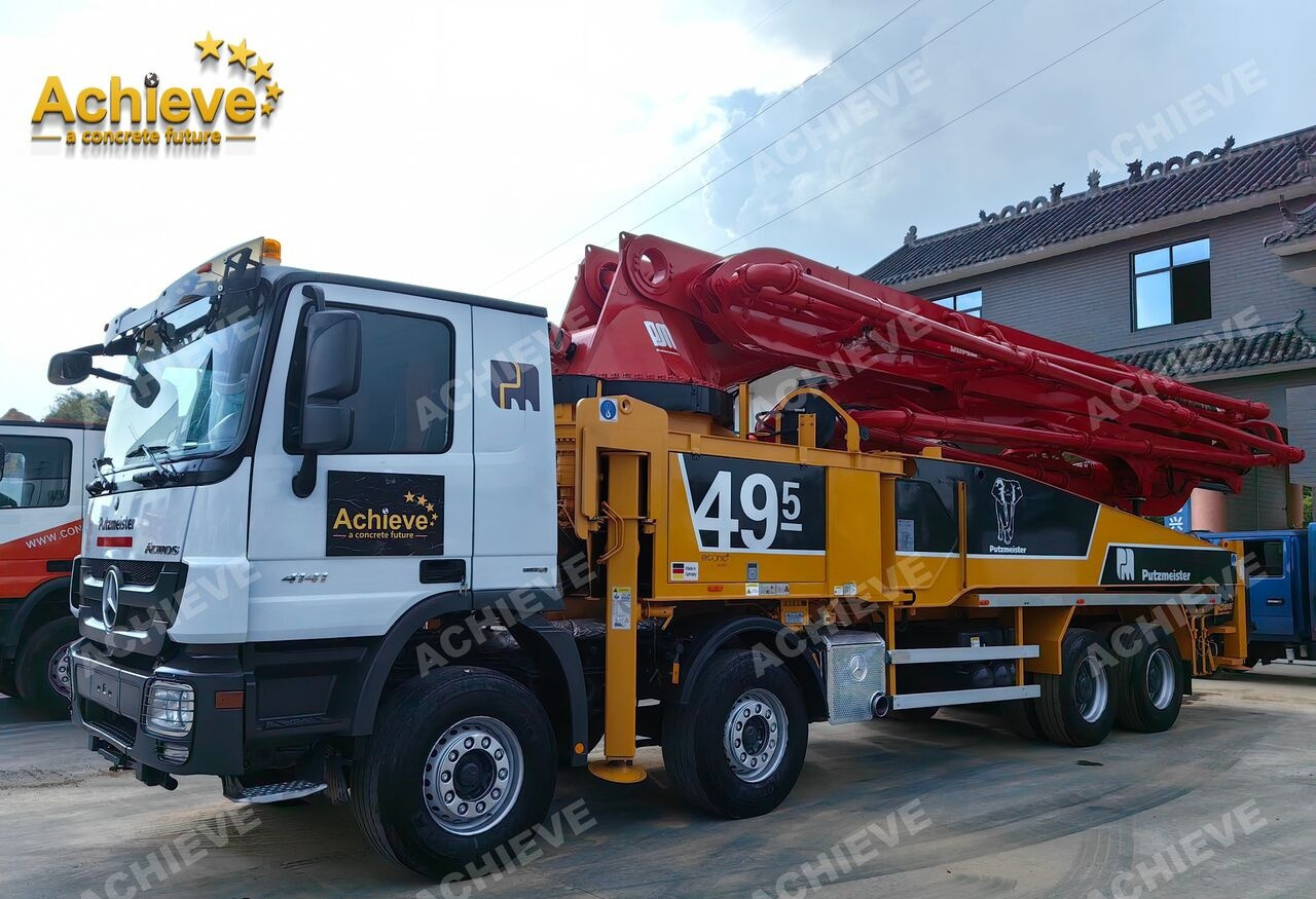 PUTZMEISTER Mercedes-Benz 4141 Putzmeister 49.5M 【ACHIEVE】TOP CONDITION!!! - Бетон помпа: снимка 4 PUTZMEISTER Mercedes-Benz 4141 Putzmeister 49.5M 【ACHIEVE】TOP CONDITION!!! - Бетон помпа: снимка 4