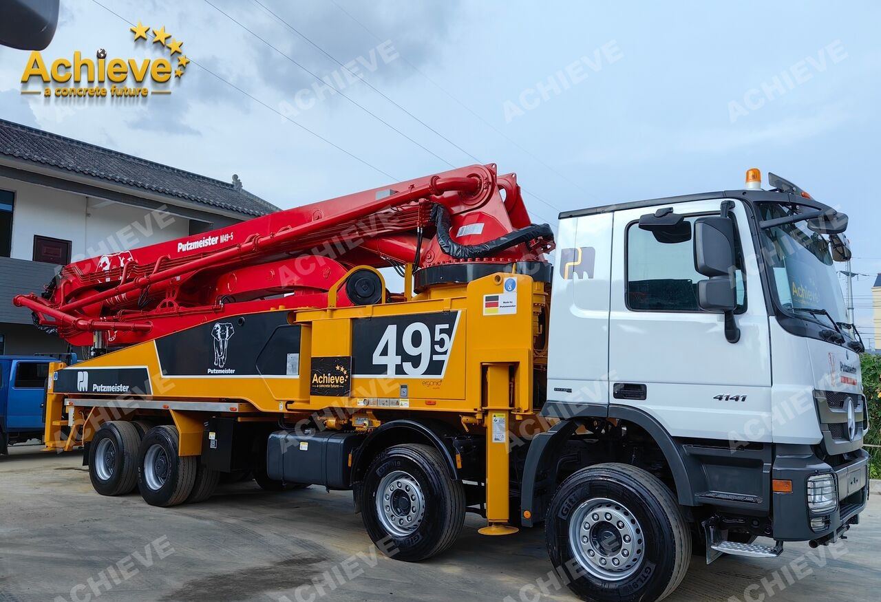 PUTZMEISTER Mercedes-Benz 4141 Putzmeister 49.5M 【ACHIEVE】TOP CONDITION!!! - Бетон помпа: снимка 5 PUTZMEISTER Mercedes-Benz 4141 Putzmeister 49.5M 【ACHIEVE】TOP CONDITION!!! - Бетон помпа: снимка 5