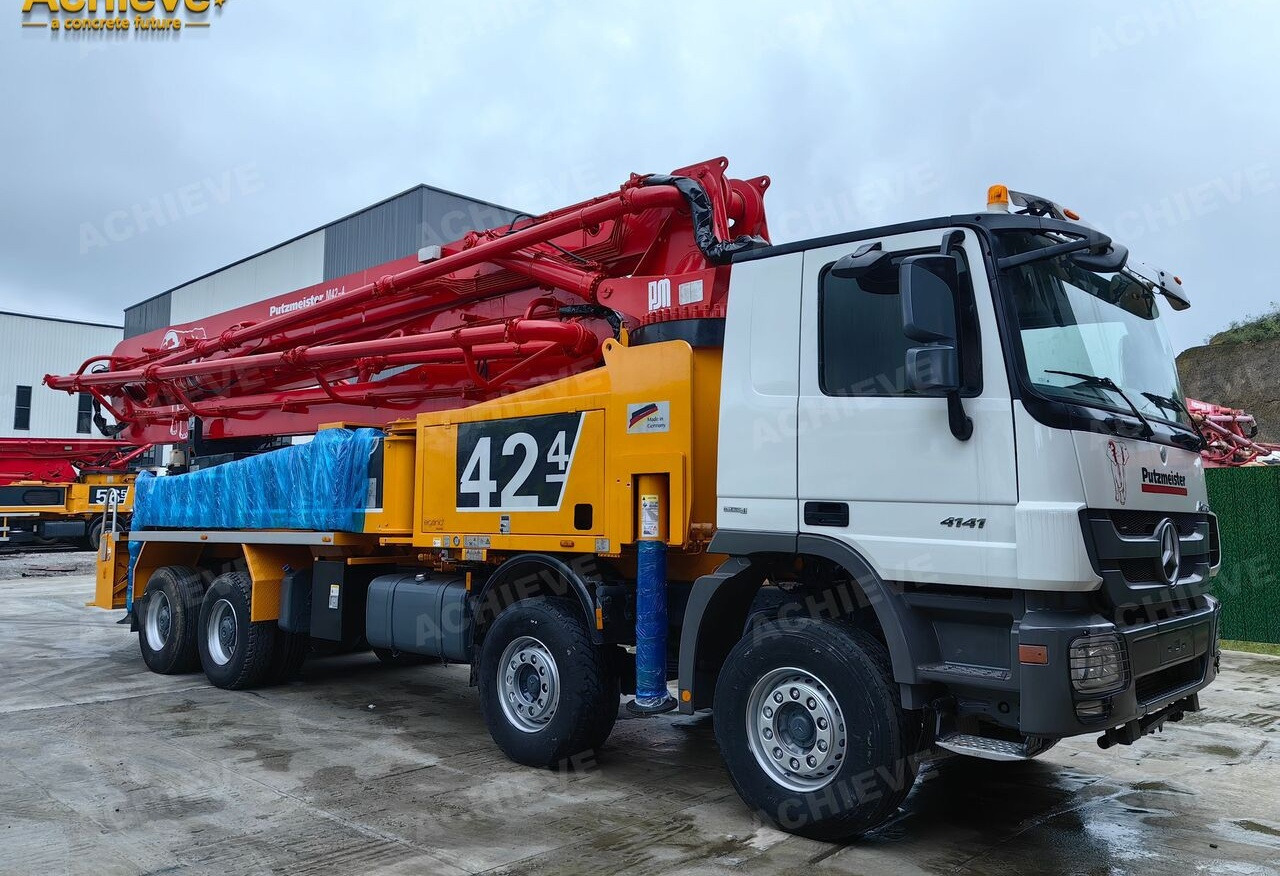 PUTZMEISTER Mercedes-Benz Actros 4141 concrete pumpM42-4R 170 m³【ACHIEVE】TOP CONDITION!!! - Бетон помпа: снимка 1 PUTZMEISTER Mercedes-Benz Actros 4141 concrete pumpM42-4R 170 m³【ACHIEVE】TOP CONDITION!!! - Бетон помпа: снимка 1
