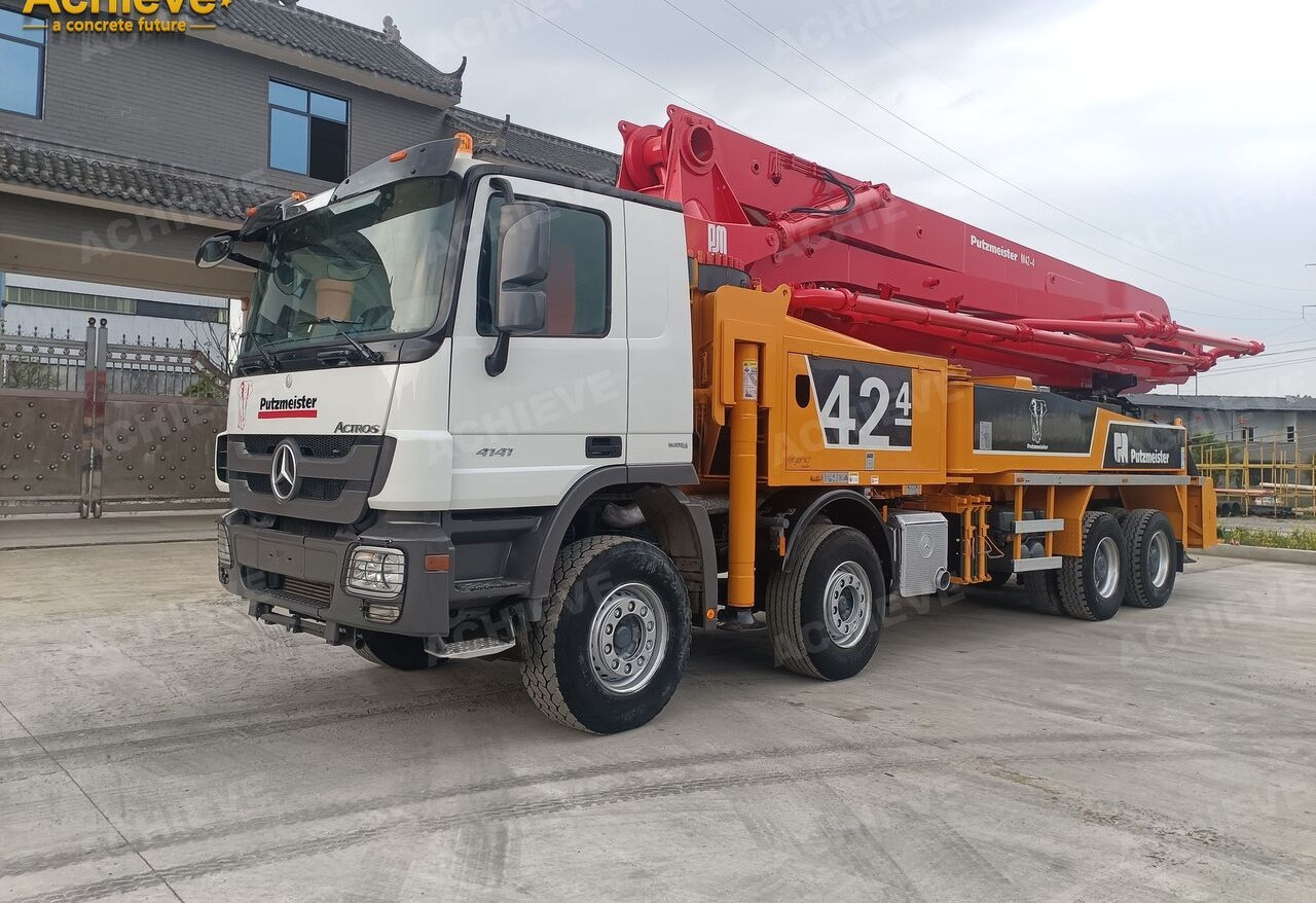 PUTZMEISTER Mercedes-Benz Actros 4141 concrete pumpM42-4R 170 m³【ACHIEVE】TOP CONDITION!!! - Бетон помпа: снимка 5 PUTZMEISTER Mercedes-Benz Actros 4141 concrete pumpM42-4R 170 m³【ACHIEVE】TOP CONDITION!!! - Бетон помпа: снимка 5