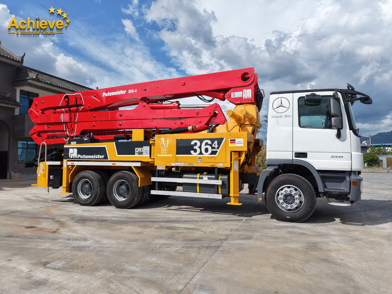 PUTZMEISTER Mercedes-Benz M36-4 2018 ACTROS 3341【ACHIEVE】TOP CONDITION!!! - Бетон помпа: снимка 4 PUTZMEISTER Mercedes-Benz M36-4 2018 ACTROS 3341【ACHIEVE】TOP CONDITION!!! - Бетон помпа: снимка 4