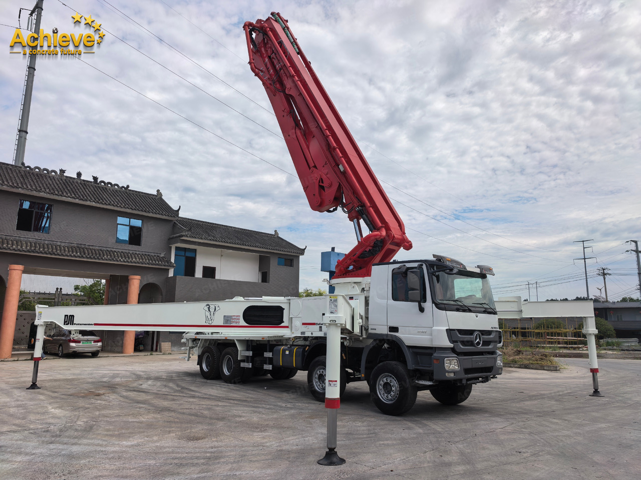 Putzmeister Putzmeister M56-4RZ Actros 4141Mercedes-Benz Concrete pump truck 【ACHIEVE】TOP CONDITION!!! - Бетон помпа: снимка 1 Putzmeister Putzmeister M56-4RZ Actros 4141Mercedes-Benz Concrete pump truck 【ACHIEVE】TOP CONDITION!!! - Бетон помпа: снимка 1