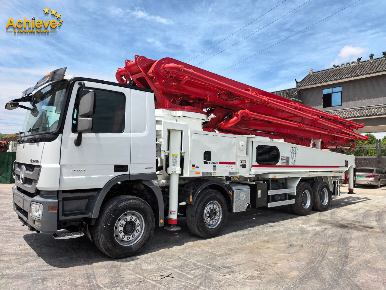 Putzmeister Putzmeister M56-4RZ Actros 4141Mercedes-Benz Concrete pump truck 【ACHIEVE】TOP CONDITION!!! - Бетон помпа: снимка 2 Putzmeister Putzmeister M56-4RZ Actros 4141Mercedes-Benz Concrete pump truck 【ACHIEVE】TOP CONDITION!!! - Бетон помпа: снимка 2