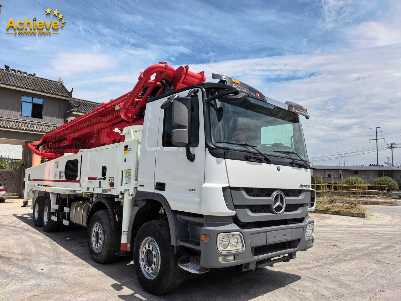Putzmeister Putzmeister M56-4RZ Actros 4141Mercedes-Benz Concrete pump truck 【ACHIEVE】TOP CONDITION!!! - Бетон помпа: снимка 3 Putzmeister Putzmeister M56-4RZ Actros 4141Mercedes-Benz Concrete pump truck 【ACHIEVE】TOP CONDITION!!! - Бетон помпа: снимка 3
