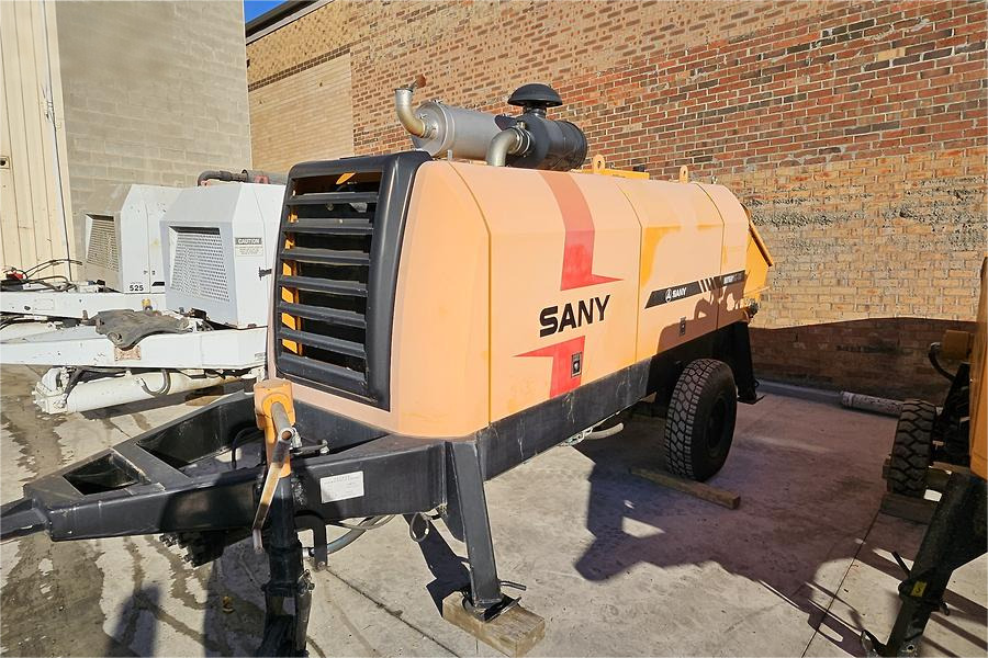 SANY SANY 【ACHIEVE】TOP CONDITION!!! demo new low hours Sany Concrete Trailer Pump 2017 HBT5008C-5S - Стационарна бетон помпа: снимка 2 SANY SANY 【ACHIEVE】TOP CONDITION!!! demo new low hours Sany Concrete Trailer Pump 2017 HBT5008C-5S - Стационарна бетон помпа: снимка 2