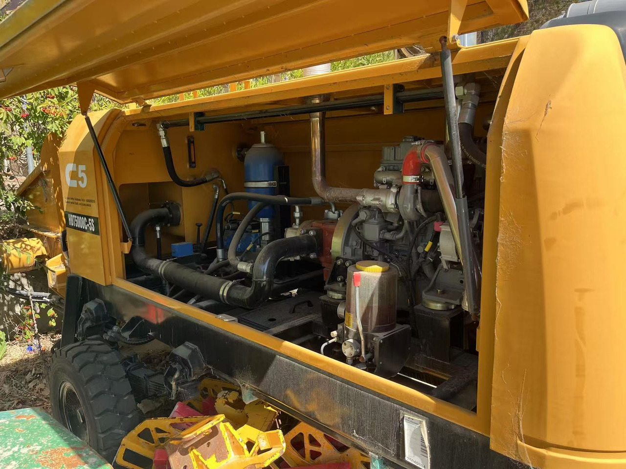 SANY SANY 【ACHIEVE】TOP CONDITION!!! demo new low hours Sany Concrete Trailer Pump 2017 HBT5008C-5S - Стационарна бетон помпа: снимка 4 SANY SANY 【ACHIEVE】TOP CONDITION!!! demo new low hours Sany Concrete Trailer Pump 2017 HBT5008C-5S - Стационарна бетон помпа: снимка 4