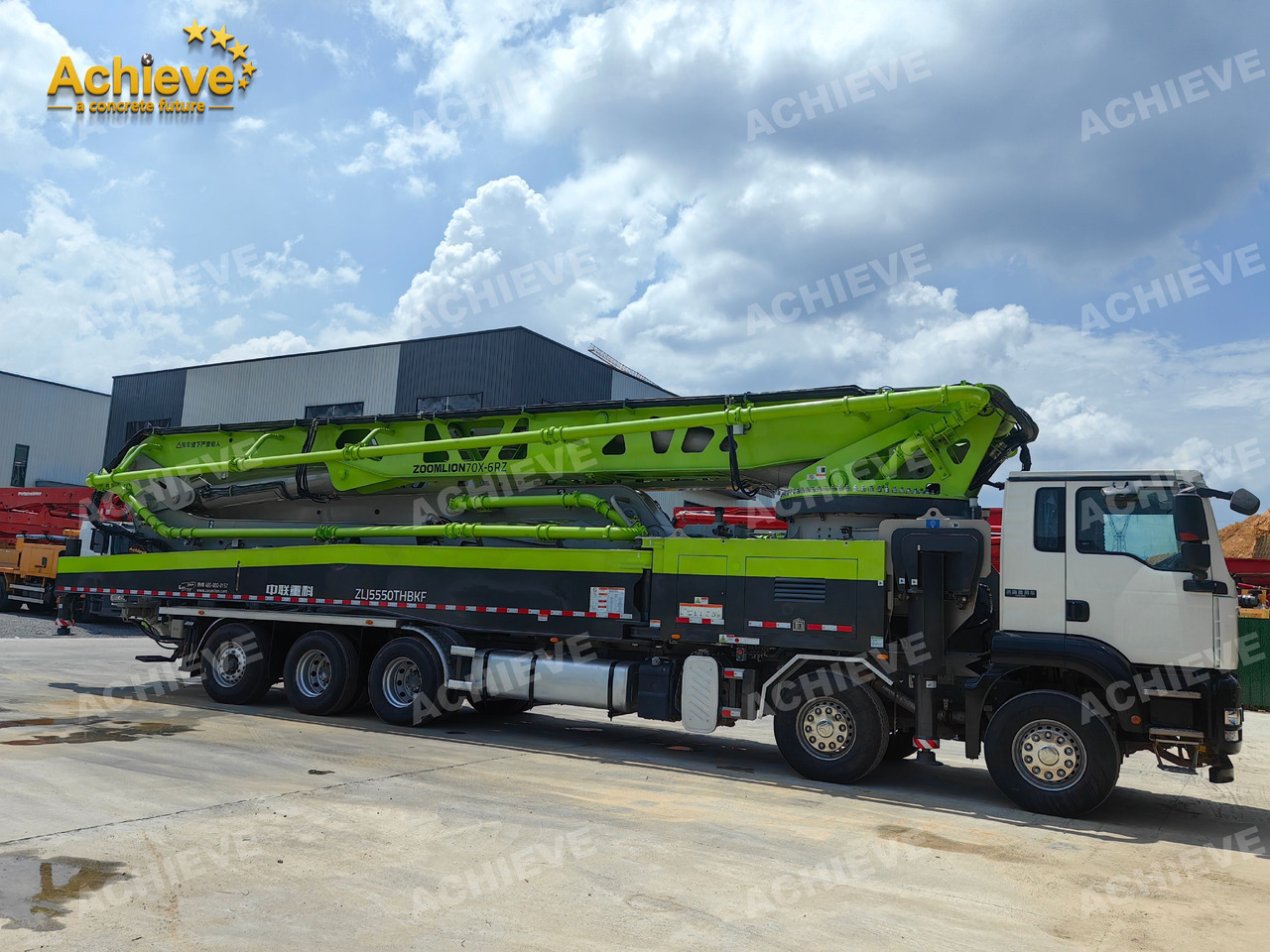 Zoomlion Zoomlion 70M 70X-6RZ Concrete pump truck ACTROS 4141 【ACHIEVE】TOP CONDITION!!! - Бетон помпа: снимка 5 Zoomlion Zoomlion 70M 70X-6RZ Concrete pump truck ACTROS 4141 【ACHIEVE】TOP CONDITION!!! - Бетон помпа: снимка 5