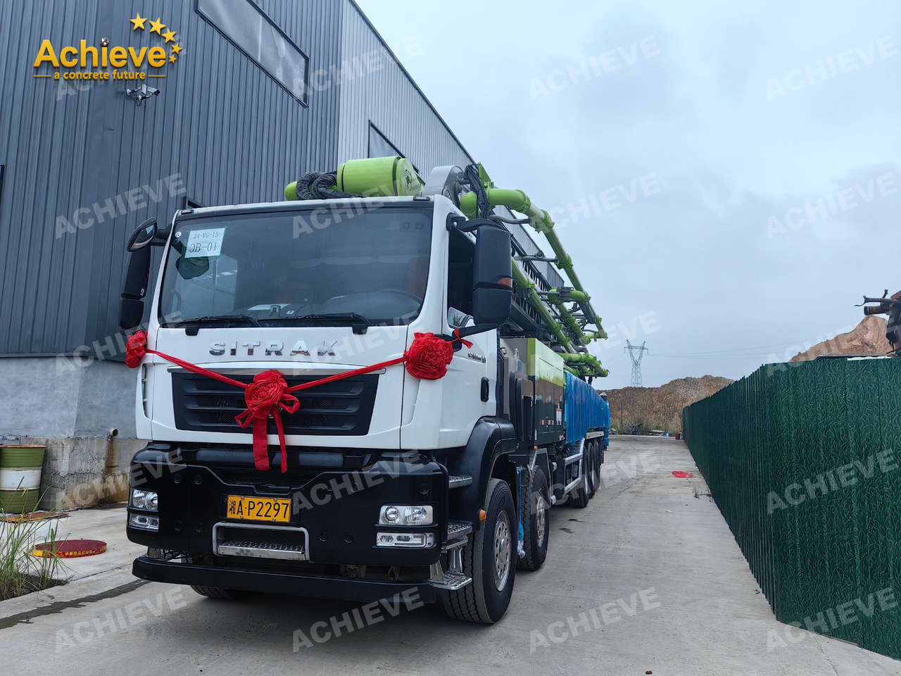 Zoomlion Zoomlion 70M 70X-6RZ Concrete pump truck ACTROS 4141 【ACHIEVE】TOP CONDITION!!! - Бетон помпа: снимка 4 Zoomlion Zoomlion 70M 70X-6RZ Concrete pump truck ACTROS 4141 【ACHIEVE】TOP CONDITION!!! - Бетон помпа: снимка 4