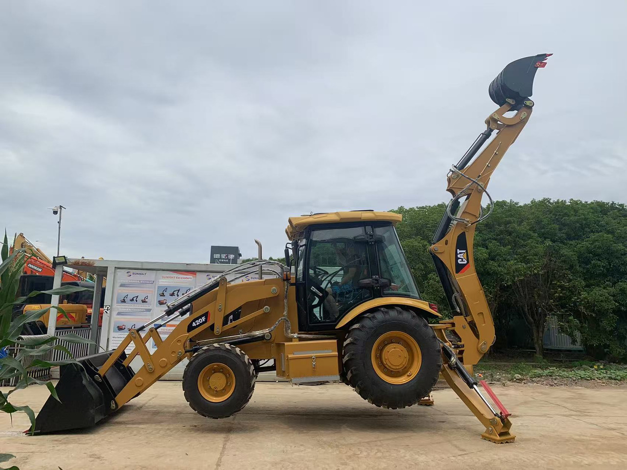 Caterpillar 4x4 Backhoe Loader CAT 420, 428 - Багер-товарач: снимка 1 Caterpillar 4x4 Backhoe Loader CAT 420, 428 - Багер-товарач: снимка 1