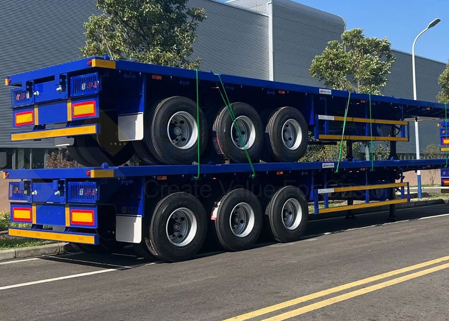 Flatbed New Flatbed Semi Trailer For Bulk Carrier - Самосвал полуремарке: снимка 3 Flatbed New Flatbed Semi Trailer For Bulk Carrier - Самосвал полуремарке: снимка 3