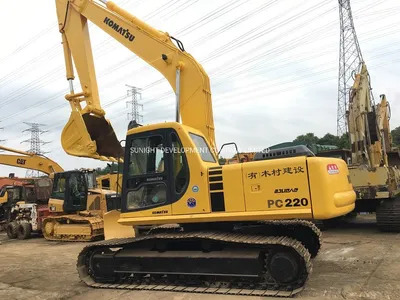 Japan Surplus 20t Used Komatsu PC220-6 Backhoe, Komatsu Crawler Excavator PC220 PC200 - Верижен багер: снимка 1 Japan Surplus 20t Used Komatsu PC220-6 Backhoe, Komatsu Crawler Excavator PC220 PC200 - Верижен багер: снимка 1