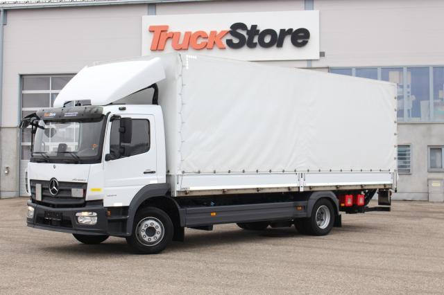 Mercedes-Benz Atego 1224 L - Камион с брезент: снимка 1 Mercedes-Benz Atego 1224 L - Камион с брезент: снимка 1