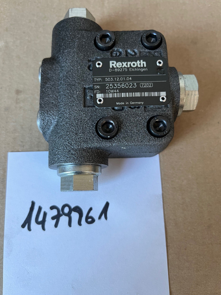 Rexroth Feed Press Valve 1479961 4017561 535-1488 for O&K Terex RH30 RH40 - Резервни части за Строителна техника: снимка 1 Rexroth Feed Press Valve 1479961 4017561 535-1488 for O&K Terex RH30 RH40 - Резервни части за Строителна техника: снимка 1