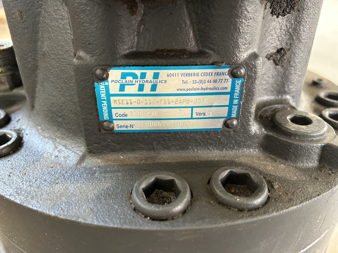 Poclain Hydraulics MSE-11 - Редуктор на въртене за Колесен багер: снимка 3 Poclain Hydraulics MSE-11 - Редуктор на въртене за Колесен багер: снимка 3