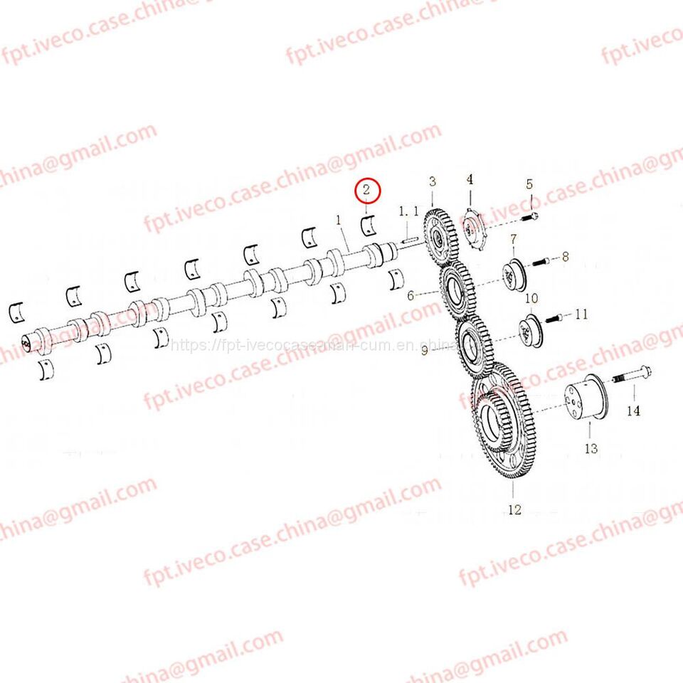MAN D2066 Camshaft Bearing 04410-0177 - Лагер на двигателя: снимка 1 MAN D2066 Camshaft Bearing 04410-0177 - Лагер на двигателя: снимка 1