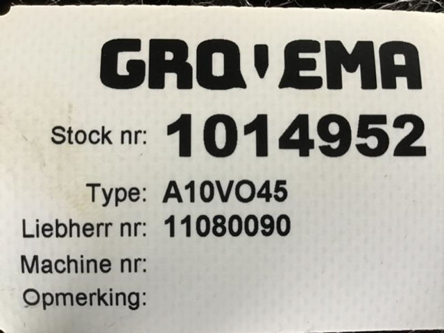 Liebherr A10V045 - Двигател и части: снимка 3 Liebherr A10V045 - Двигател и части: снимка 3