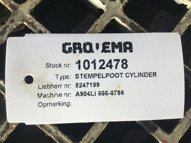 Liebherr A902 INDUSTRIAL / A902 Li / A904 INDUSTRIAL / A904C Li / A912 Li / A914 Li / A914B Li - Хидравличен цилиндър: снимка 4 Liebherr A902 INDUSTRIAL / A902 Li / A904 INDUSTRIAL / A904C Li / A912 Li / A914 Li / A914B Li - Хидравличен цилиндър: снимка 4