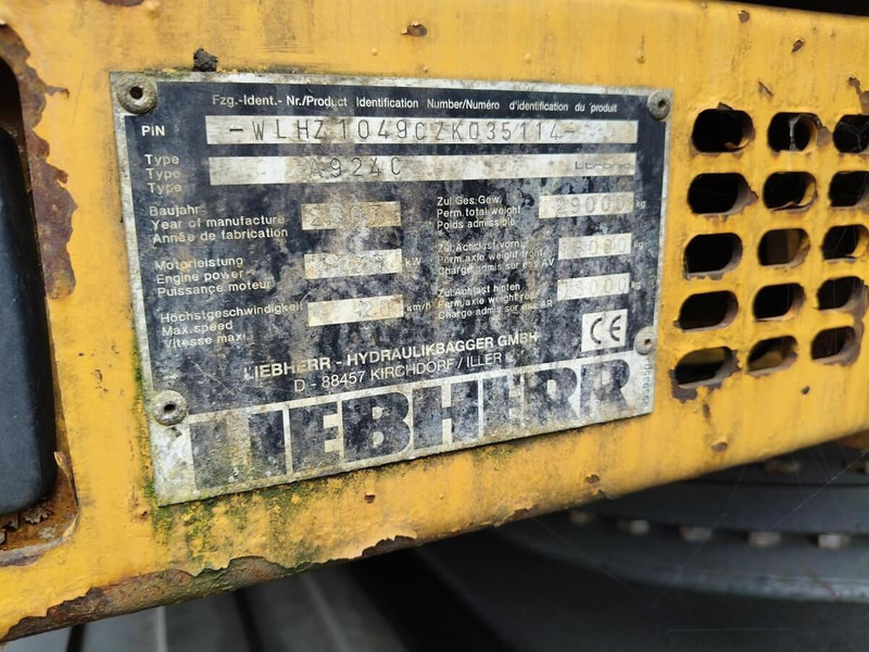 Liebherr A924C Li - Колесен багер: снимка 2 Liebherr A924C Li - Колесен багер: снимка 2