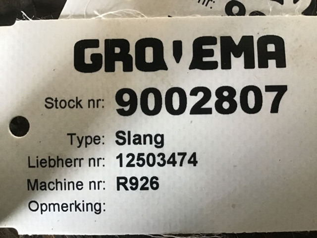 Liebherr A928 / R926 / R930 - Всмукателна тръба: снимка 1 Liebherr A928 / R926 / R930 - Всмукателна тръба: снимка 1