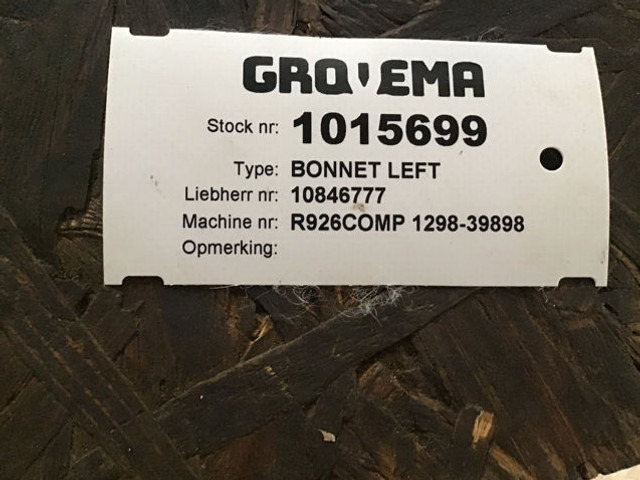 Liebherr Bonnet Left - Капо: снимка 4 Liebherr Bonnet Left - Капо: снимка 4